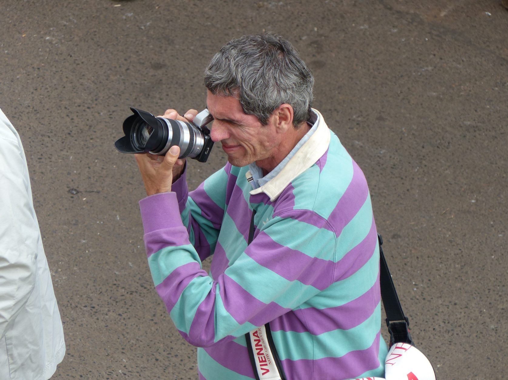 An der Strecke warten bereits Fotografen auf die "Rutschlustigen", Foto: D.Weirauch