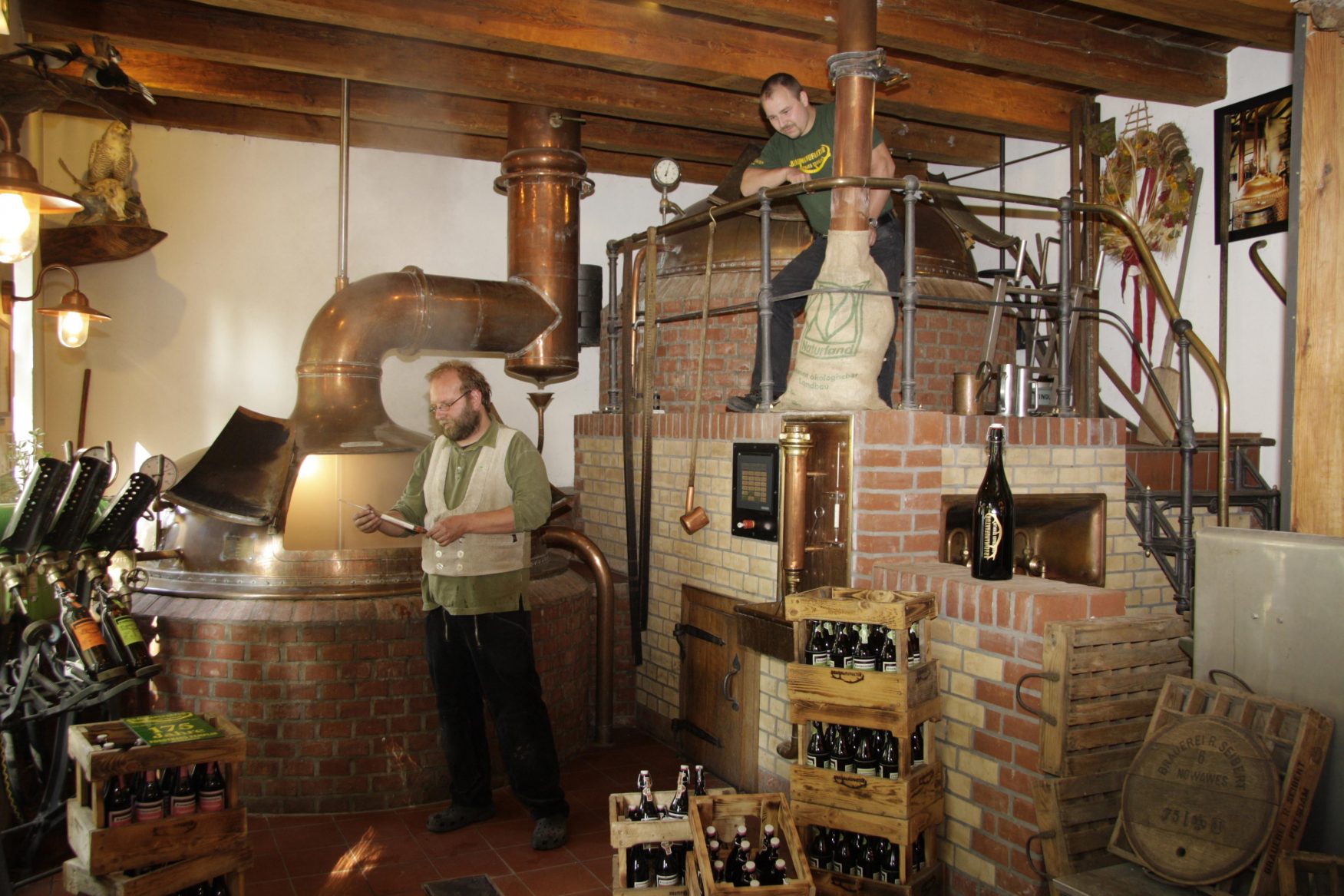 Jörg Kirchhoff und Thomas Köhler von der Braumanufaktur Potsdam, Foto: Braumanufaktur Potsdam