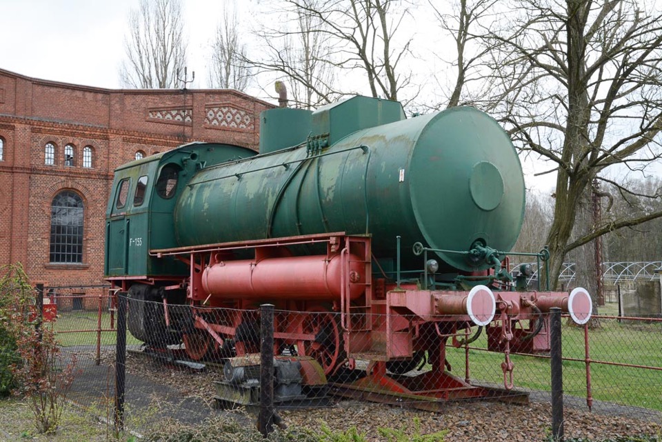 Dampfspeicherlok auf dem Gelände der Brikettfabrik "Louise",Foto: D.Horn