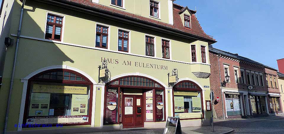 Schmucke Häuserzeile in Tangermünde, Foto: D.Weirauch