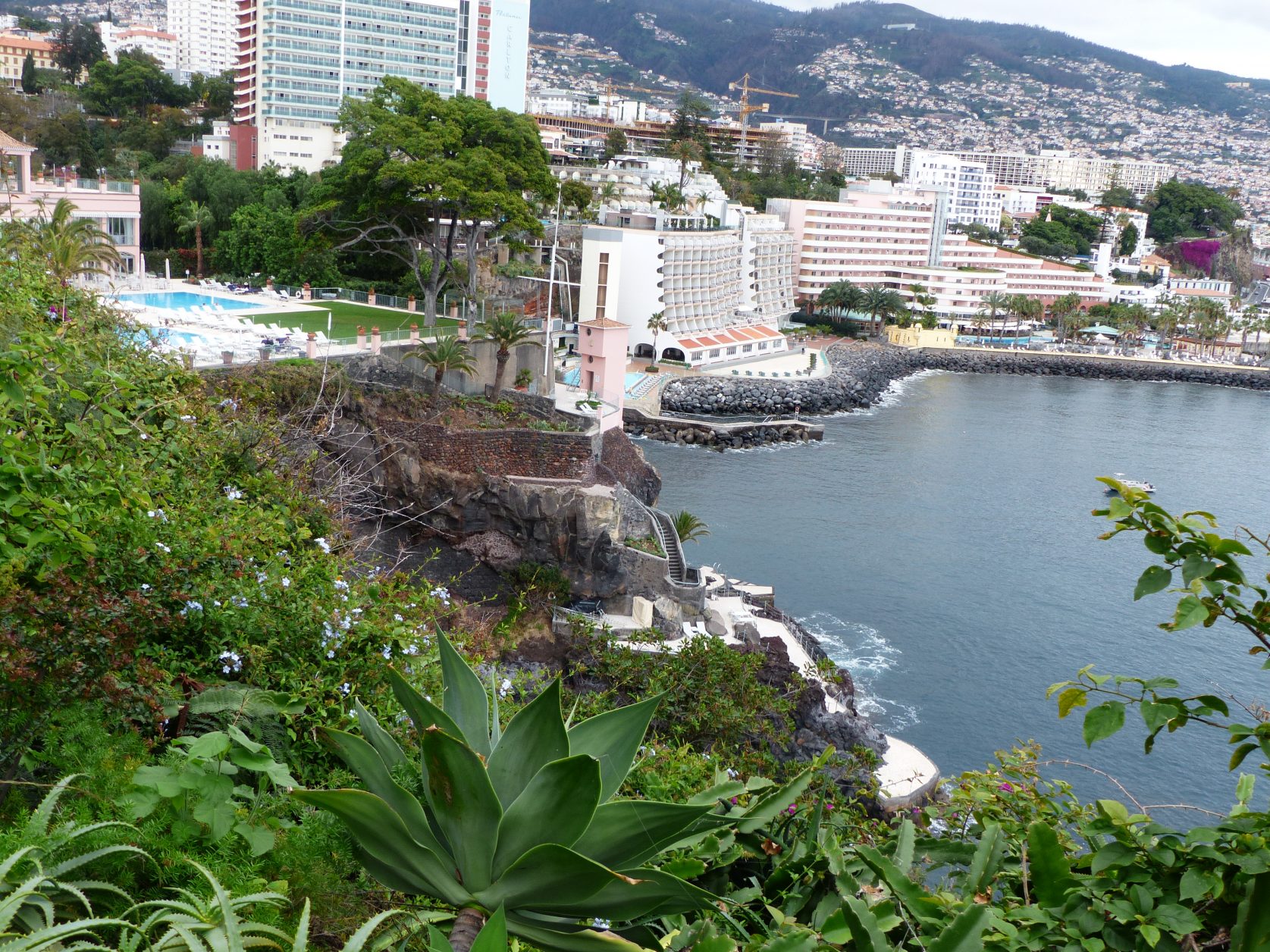 Blick aus dem Park des Reid`s auf Funchal, Foto: D.Weirauch
