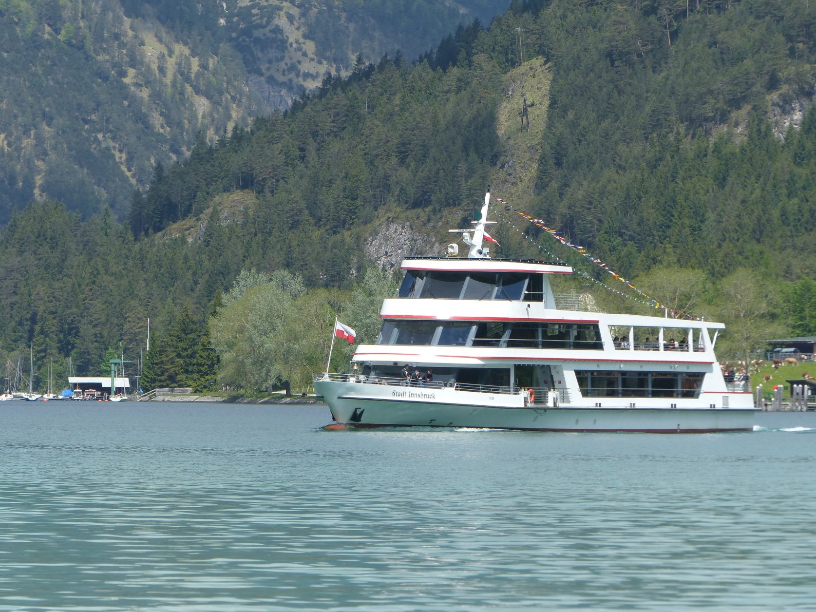 Die "Innsbruck" auf dem Achensee in Tirol. Foto: D.Weirauch