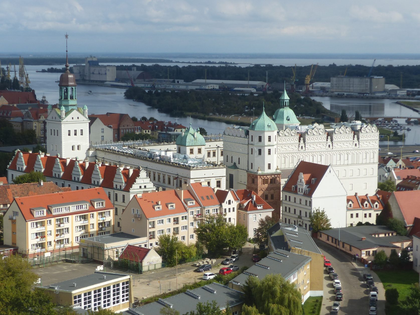 Blick auf das Schloss der Pommerschen Könige in Stettin Foto: Weirauch