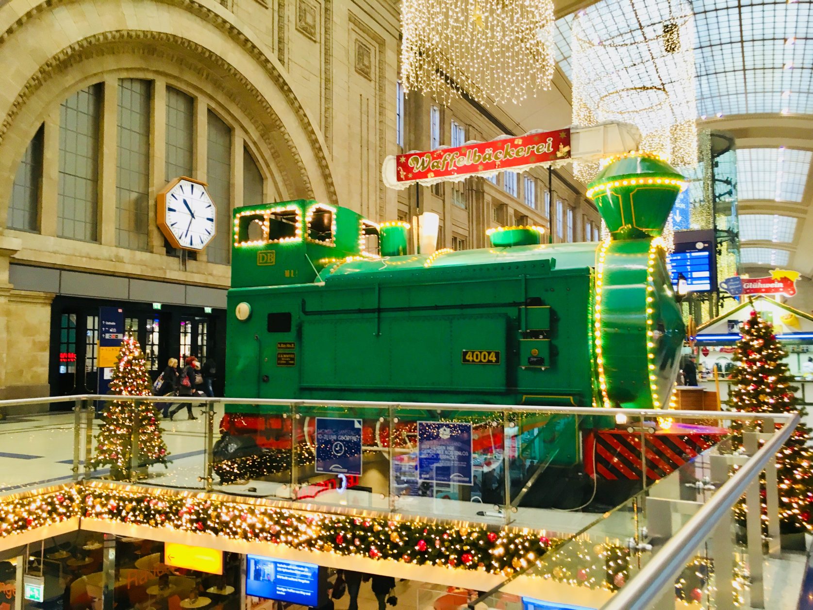 Weihnachten auf dem Hauptbahnhof Leipzig, Foto: Weirauch