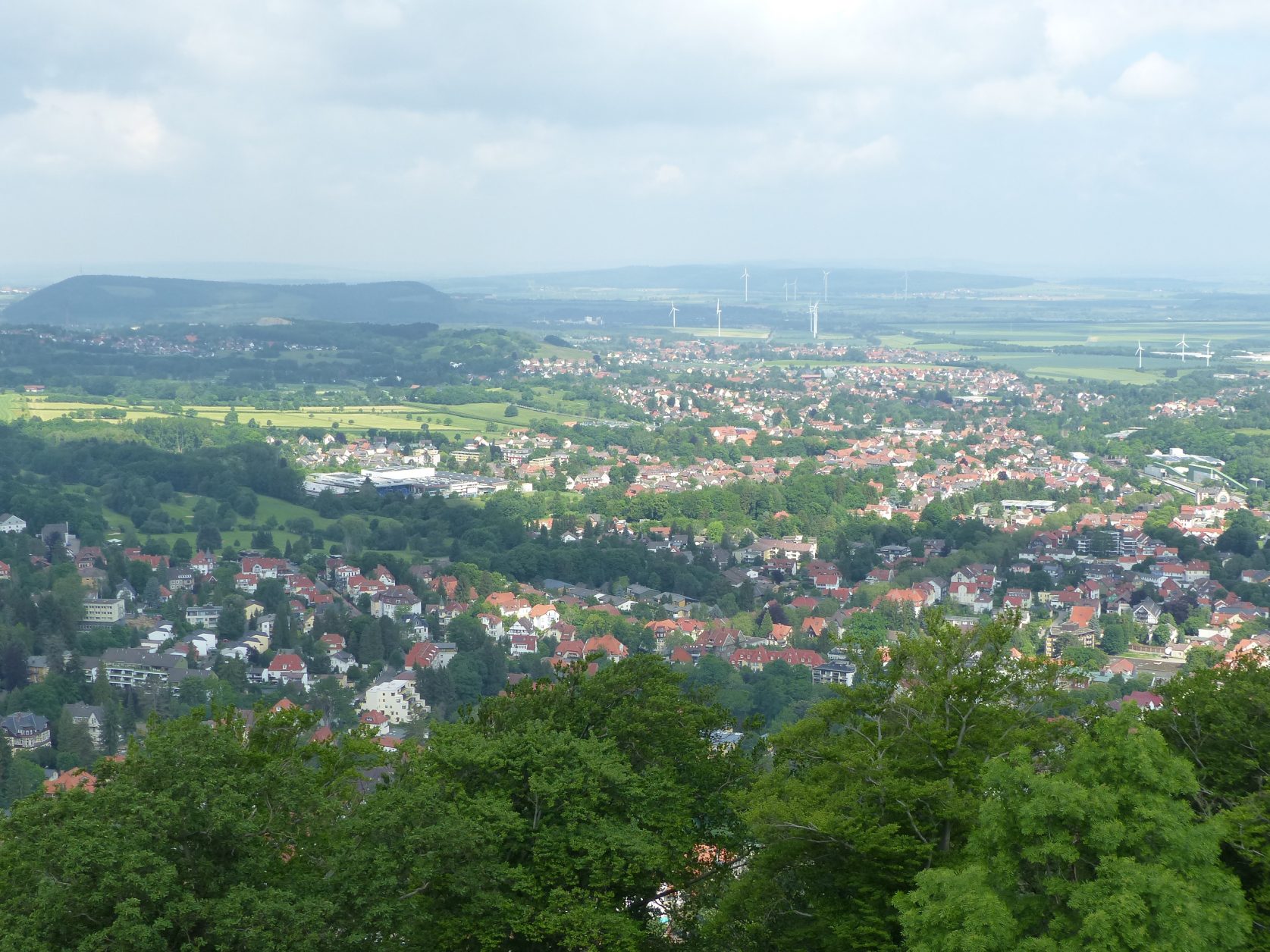 Blick vom "Aussichtsreich" auf Bad Harzburg, Foto: Weirauch