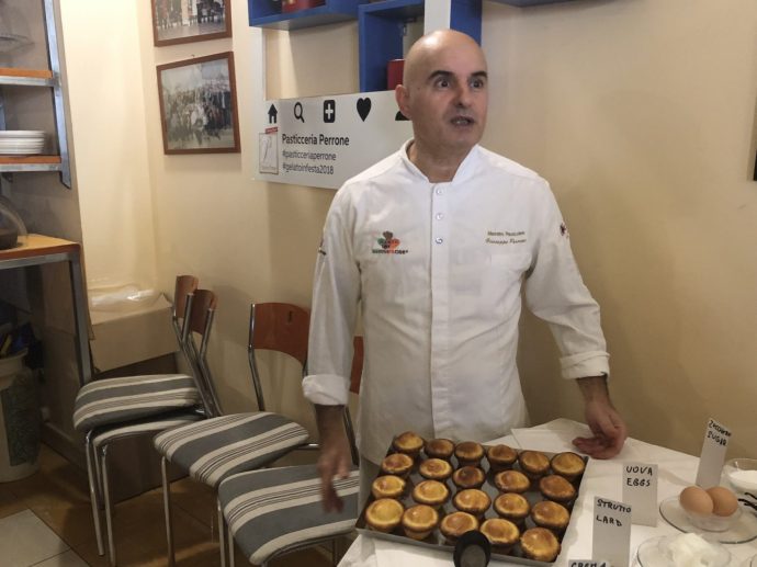 Guiseppe Perrone, einer der besten Patisseurs in Apulien
