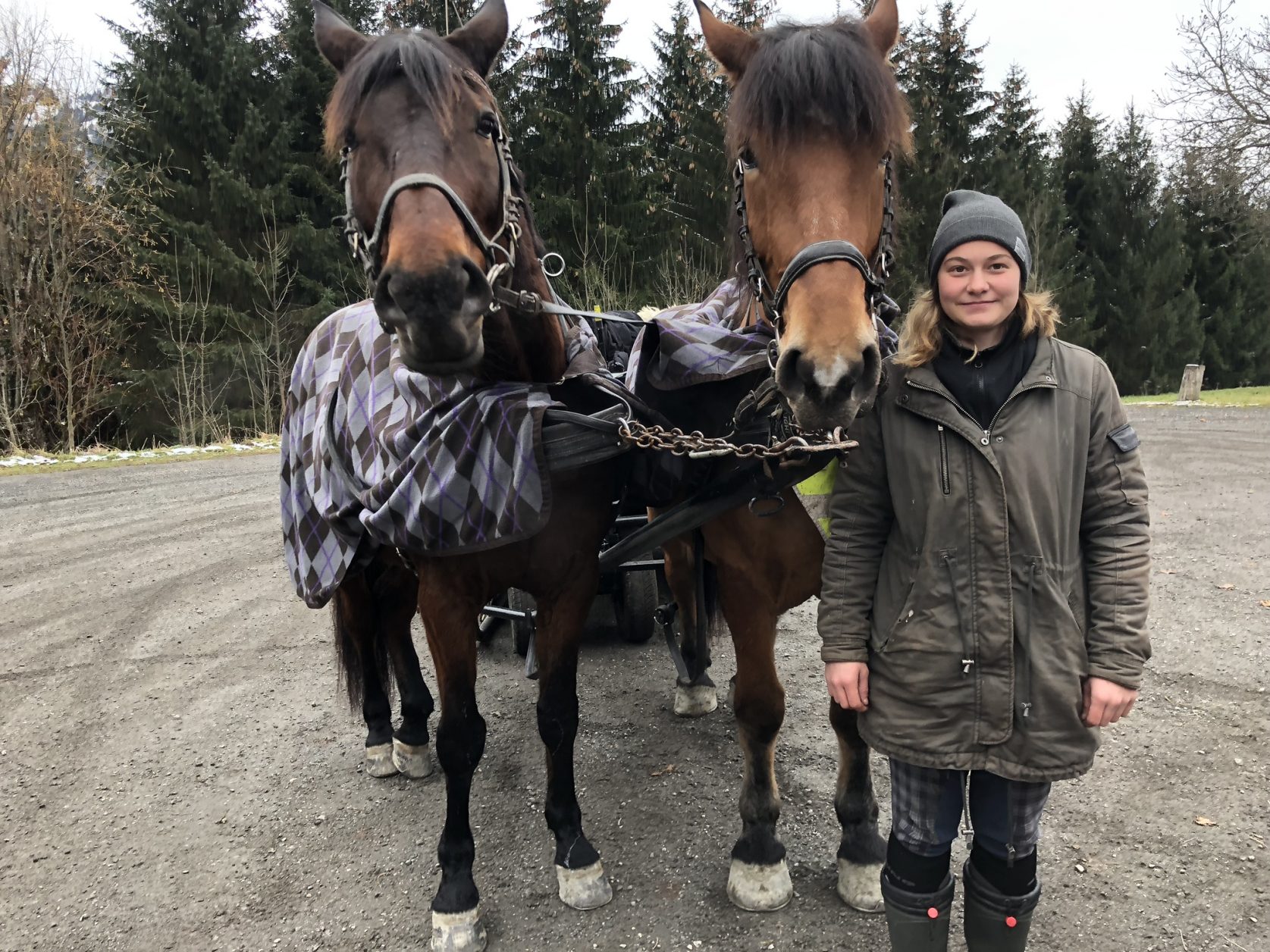 Alexandra ist die jüngste Pferdefachwirtin in Kitzbühel