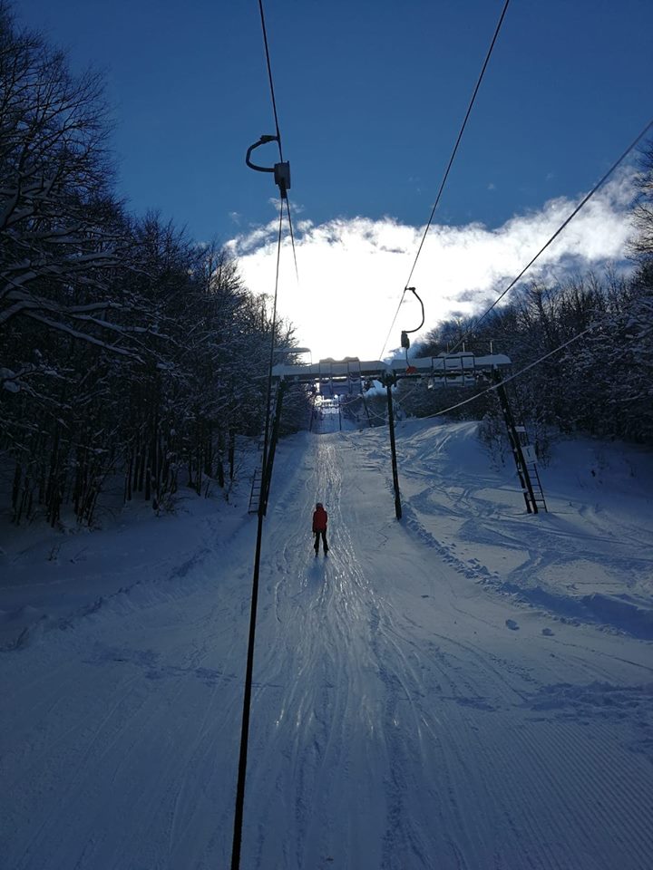 Skilift im Sila Gebirge in Kalabrien, Foto: A.Prosperati