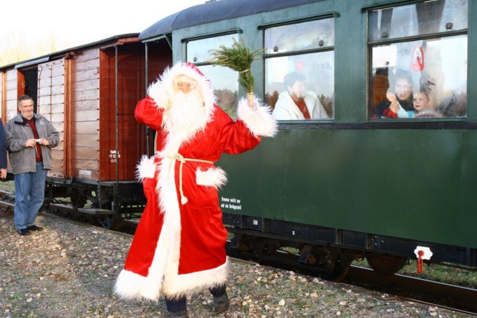 Nikolaus auf der Museumseisenbahn Pollo