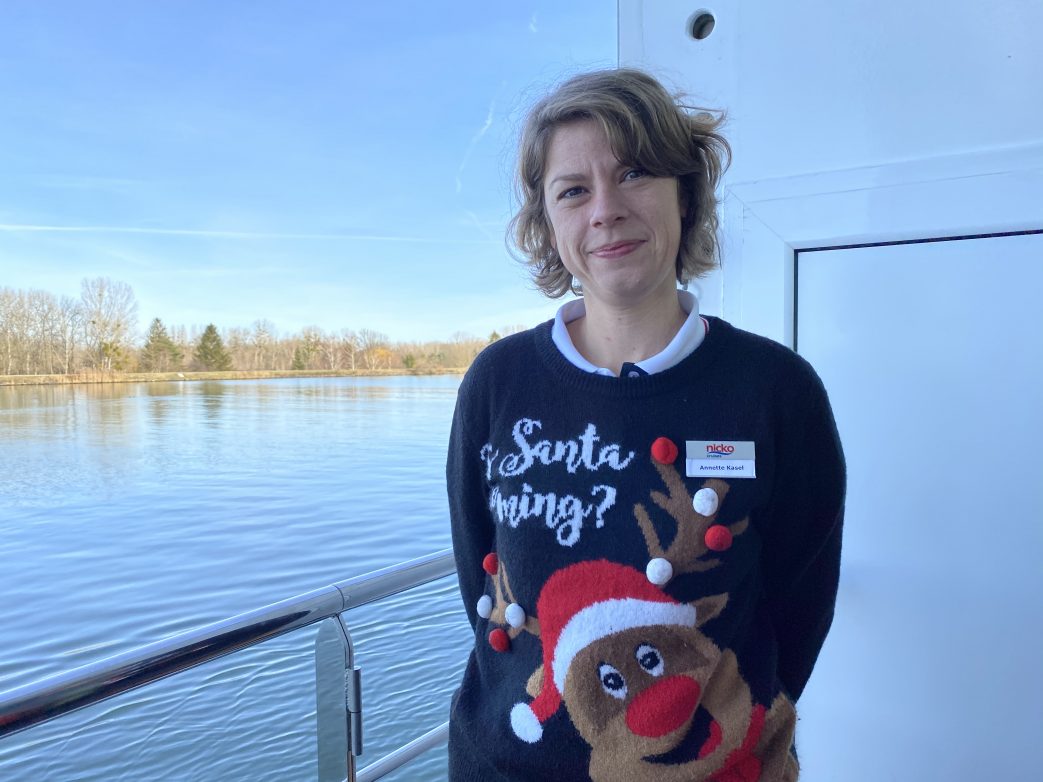 Charmante Gastgeberin auf der nickoVision war Annette Kasel, die kompetente Kreuzfahrtleiterin: Foto: Weirauch