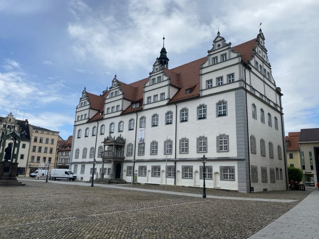 Renaissance pur - Rathaus in Wittenberg