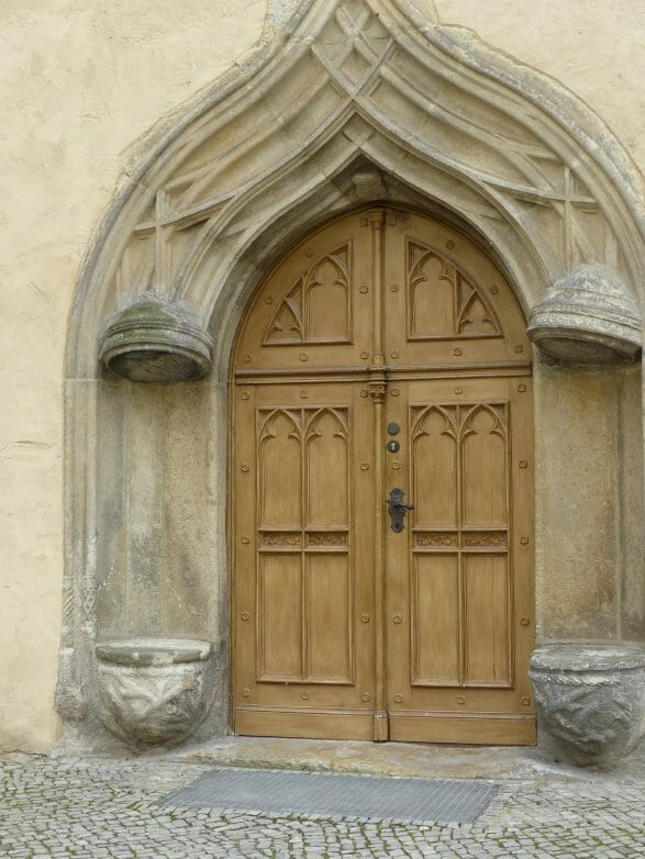 Durch diese Tür soll auch Martin Luther gegangen sein